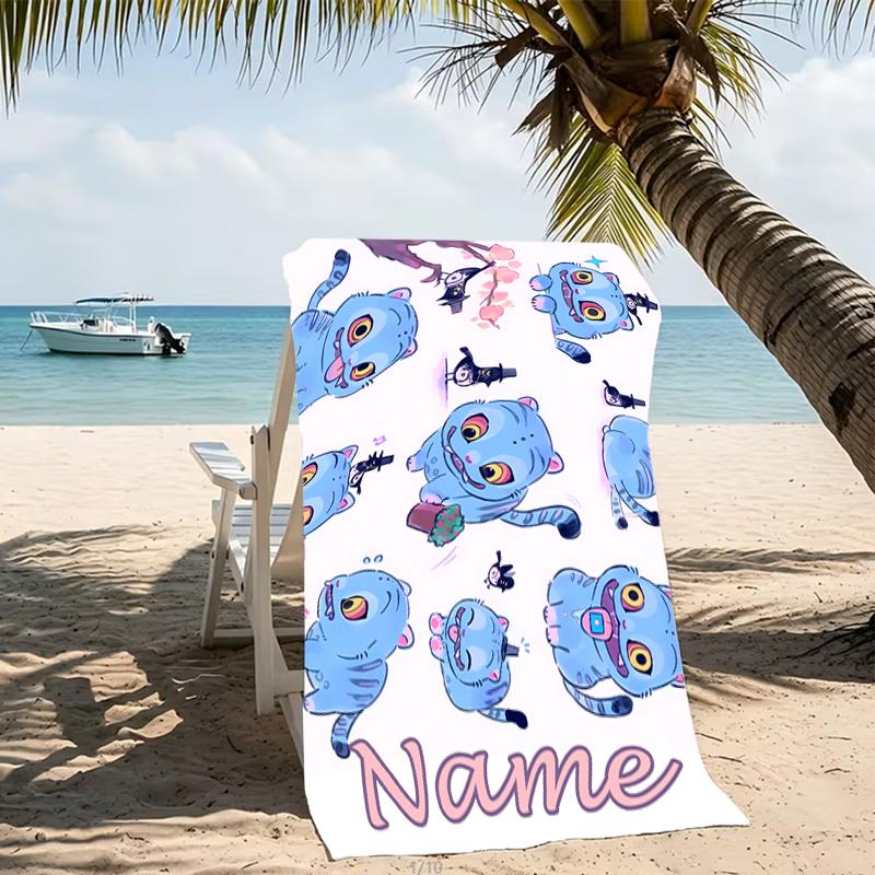 Customizable Personalized Beach Towels Kpop Demon Hunters Themed designs.Suitable for the Beach, Yoga, Sports;ideal As Beach Accessories