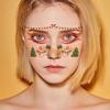 Christmas Makeup Face Stickers Cute Sweet Creative Christmas Day Temporary Tattoo Stickers