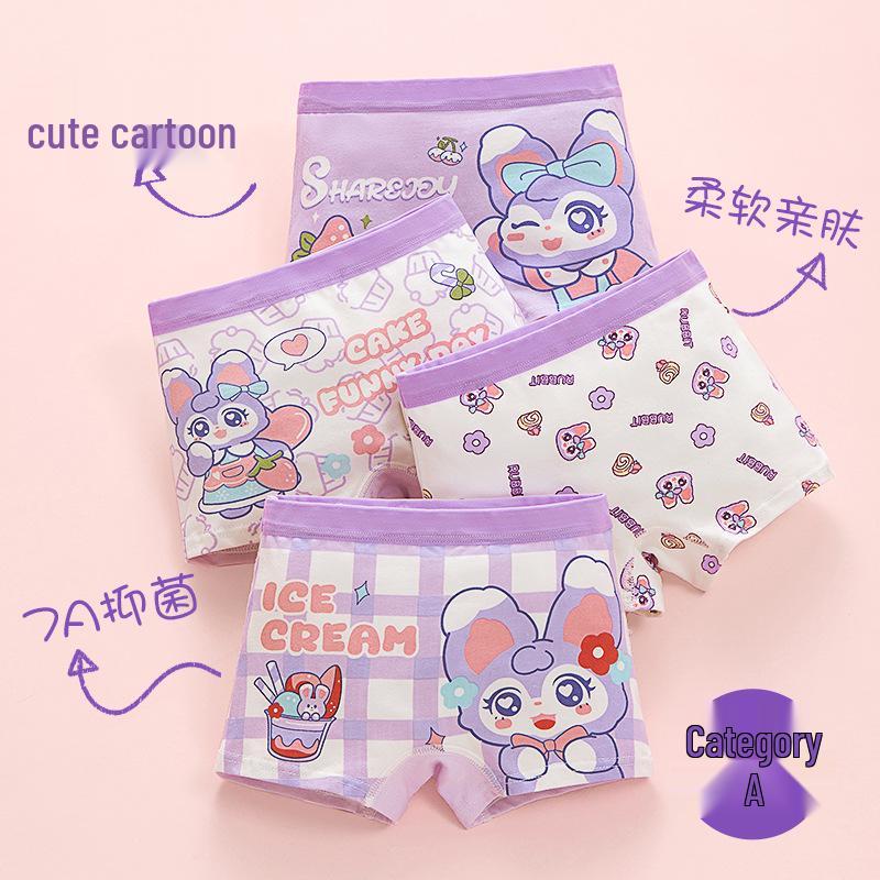 Mädchen Reine Baumwolle Boxershorts - Klasse A Kleinkinderunterwäsche