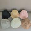 Hat women's spring summer casual drawstring foldable basin hat versatile fashion sunshade bucket hat thin