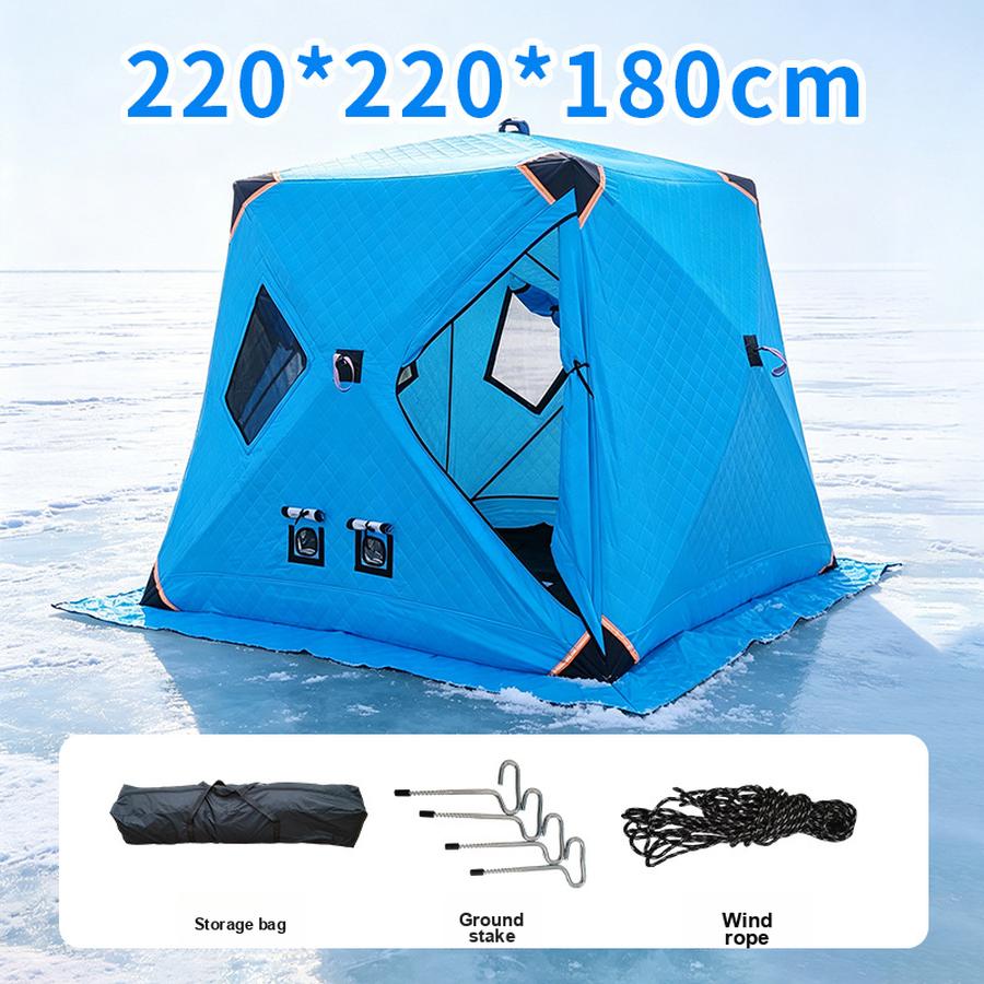 Ice Fishing Cotton Tent Outdoor Warm Camping Tent for Fishing with Windproof Insulation