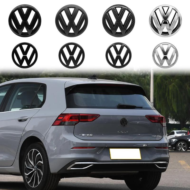 1pcs ABS 135mm Car Front Grille Badge and 110mm Rear Trunk Emblem Lid Logo Accessories For VW Golf 6 MK6 5K0853601C 5K08536301 RA8