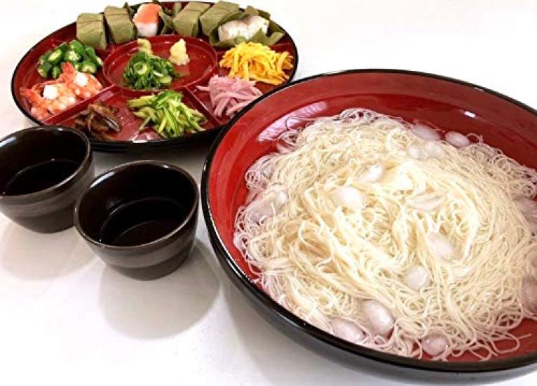 Sushi Made in with Rotating Sushi and 3 Rice Perfect for Parties Hand-rolled Set, Japan, Plate, Tub, Scoops, Lacquerware,