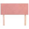 Headboard Pink 80x5x78 88 Cm Velvet