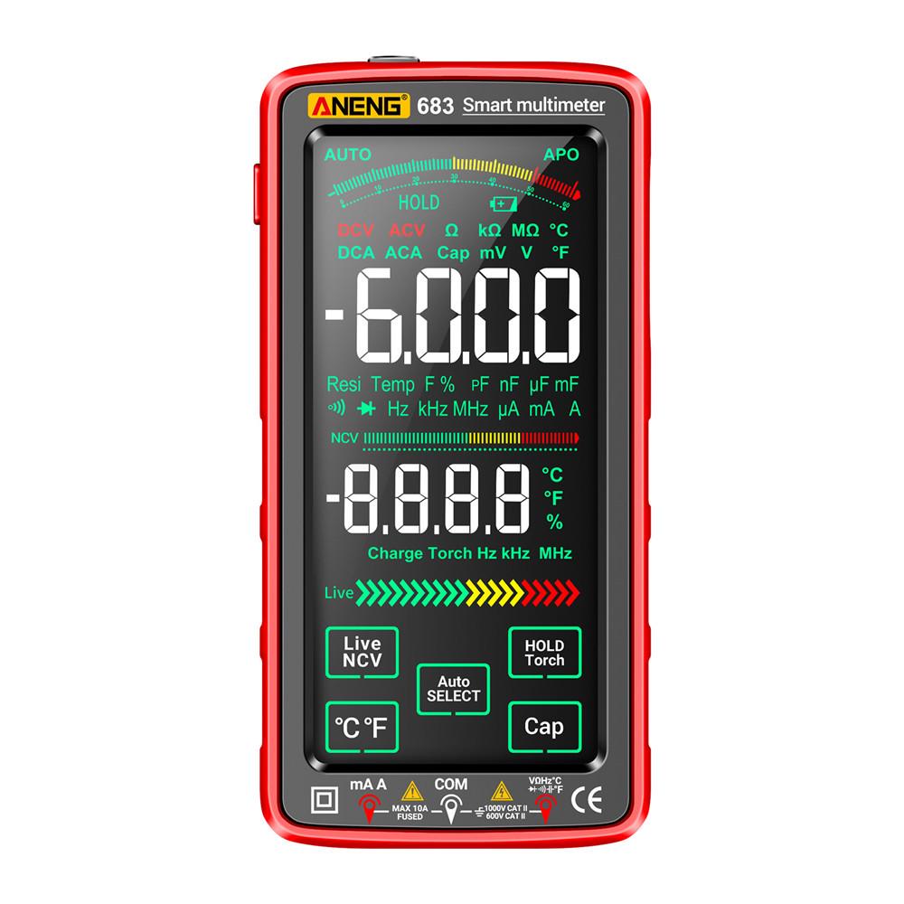 High-Precision Smart Rechargeable Digital Multimeter with Anti-Burn and Auto-Function Features
