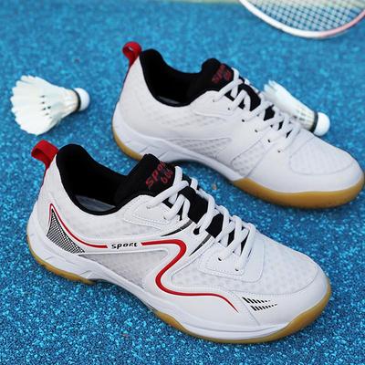 Men's Mesh Breathability Ultra -lightweight Badminton Shoes Tennis Shoes Golf Men's Table Tennis Shoes