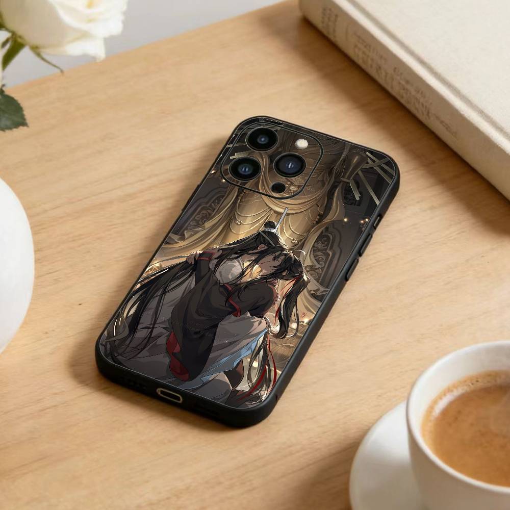 Grandmaster Demonic Cultivation Phone Case For iPhone 16,15,14,13,12,17,Pro Max,Plus Silicone Black Case