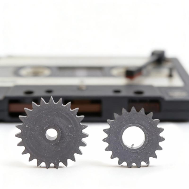 Cassette Player Gear Repair Kit for WM F501 F503 Fix Jamming and Slipping Issues with 19 and 23 Tooth Replacement