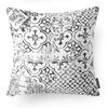 Gray Geometric Flower Leaf  Pillowcase Sofa Cushion Cover Home Decoration Can Be  for You 40x40 50x50 60x60 45x45