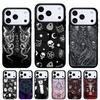 Gothic Witch Satan Phone Case for iPhone 17 16 15 14 13 Pro Max Back Cover for 12 11 Pro Coque