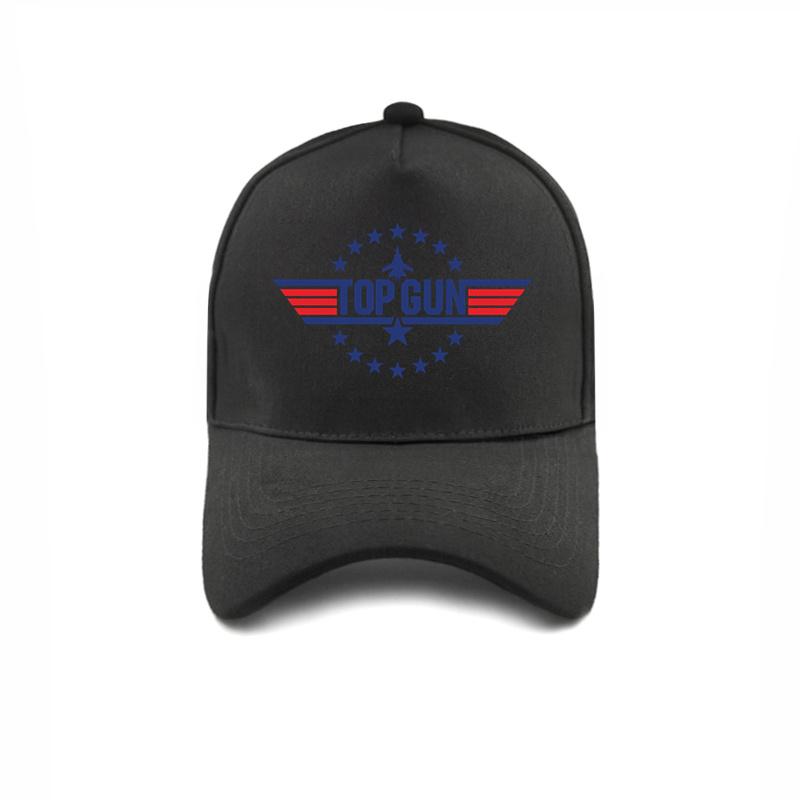 New Top Gun Baseball Cap Cool Snapback Adjustable Casual Outdoor Unisex Women Top Gun Hats MZ-596