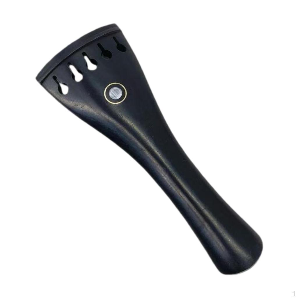 4/4 Violin Tailpiece 5 Strings Wood Sturdy,Lightweight Professional Easy to Install Musical