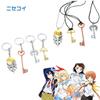 Collier avec pendentif empreinte digitale Nisekoi avec design de personnage de dessin animé pour les fans d'anime