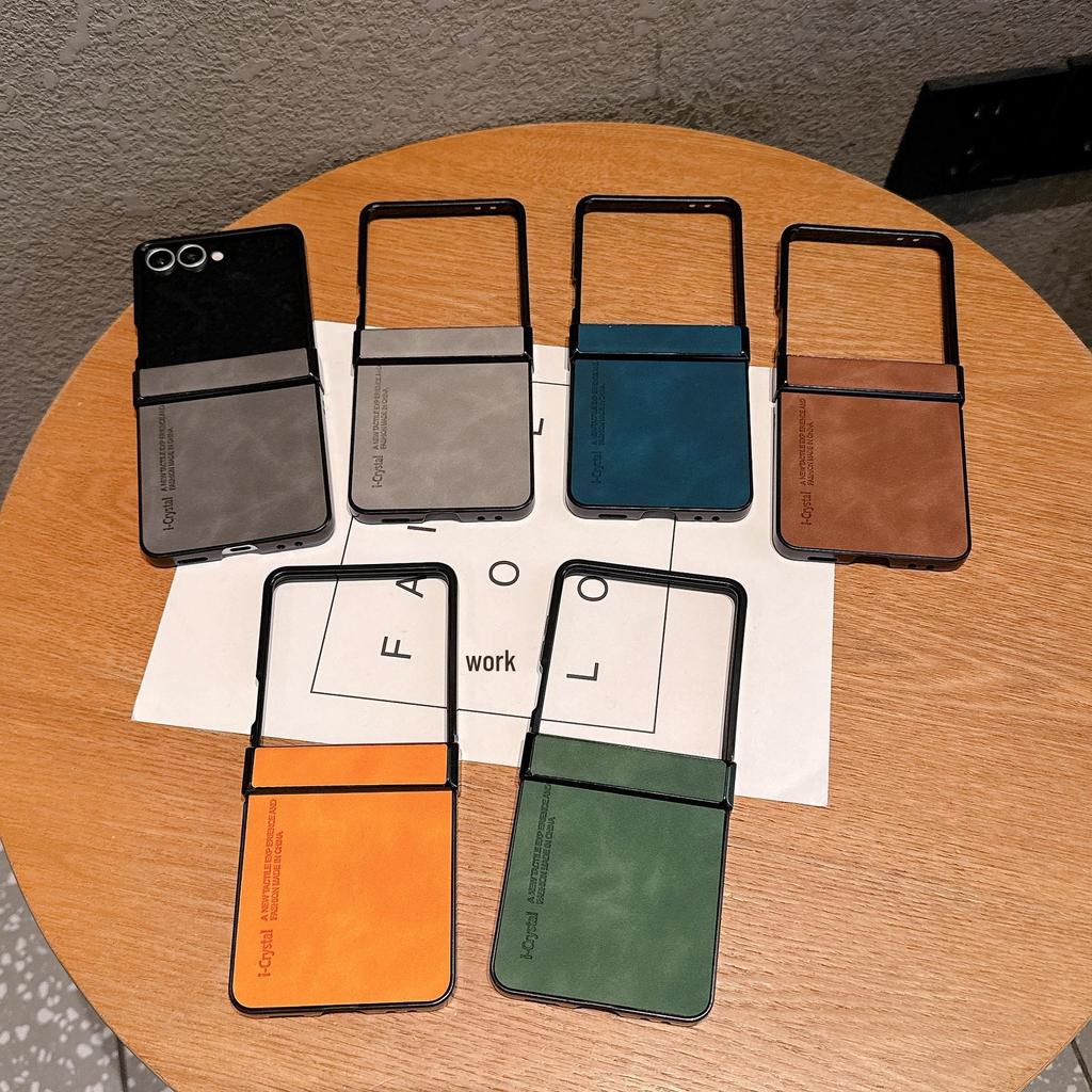 Samsung Z Fold7 Sheepskin Flip Case: Luxurious, Heat-Dissipating, Skin-Friendly, Anti-Fall Protection