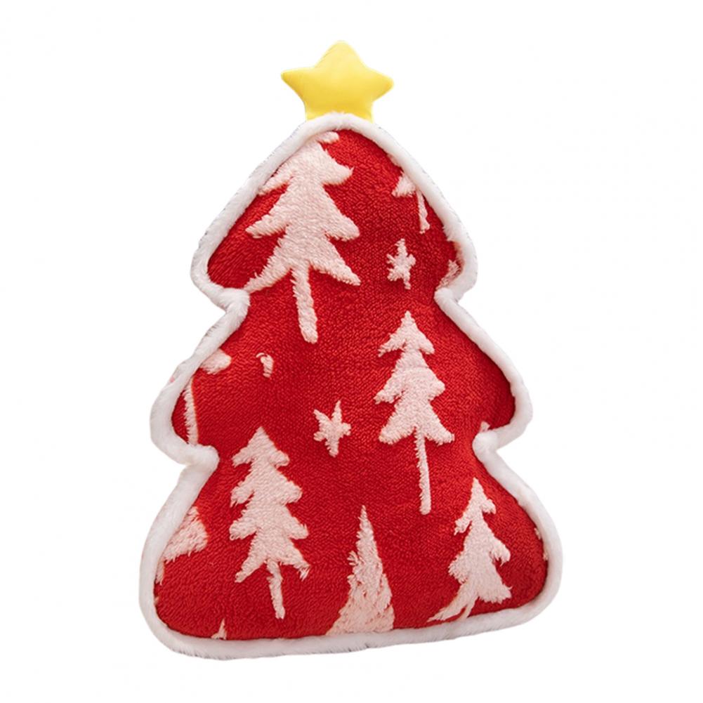 

Christmas Tree Pillow Holiday Home Decoration Festive Christmas Tree Plush Throw Pillow Set Soft Stuffed Toy Cozy for Home