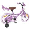 Bicicleta Infantil 16 Polegadas para Idades 4 6 Roxa
