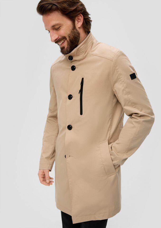 s.Oliver Coat Made of Cotton Blend (2148939) Beige