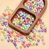 80Pcs 5.5mm Acrylic 0-9 Colored Arabic Digital Beads Cube Beads DIY Jewelry Making Bracelet Necklace Keychain