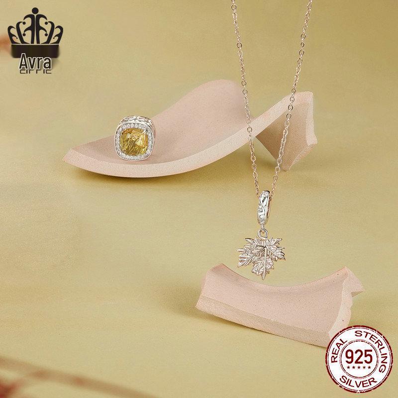 Everle Late Autumn Ginkgo & Maple Leaf Beaded DIY Bracelet Accessories