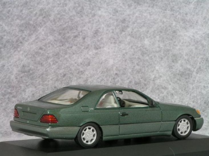 Scale 600SEC Malachite Green Mercedes 1/43 Mercedes-Benz (C140) / Metallic