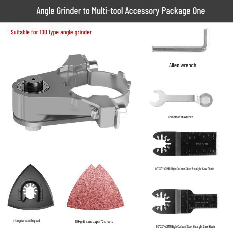 Angle Grinder Conversion Head: Multifunctional Woodworking Trimmer & Cutting Machine Adapter