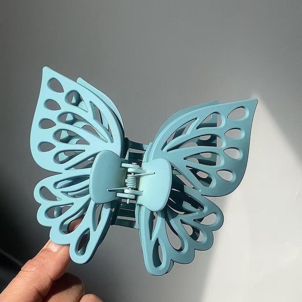 Elegante Pinza per Capelli a Doppia Struttura a Forma di Farfalla - Pinza a Squalo di Alta Qualità per Donne