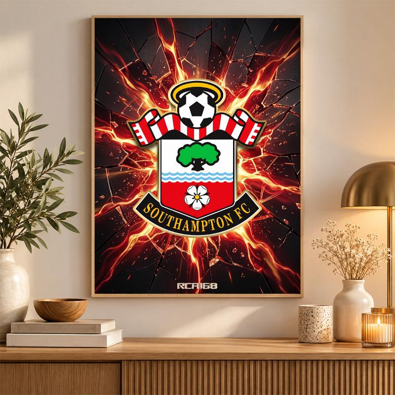 Southampton Football Diamond Painting Kit 5D Full Drill DIY Diamond Mosaic Wall Art Home Decor