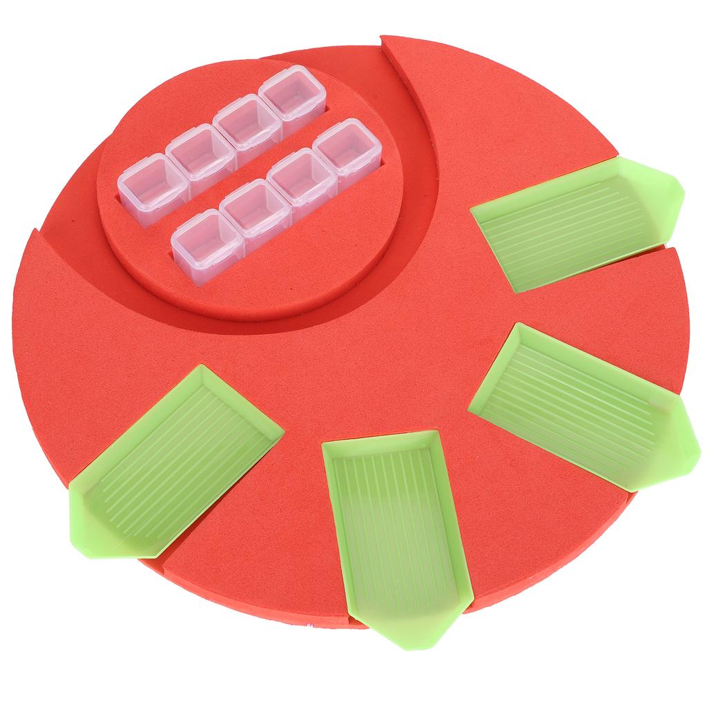 Diamond Painting Tray with Point Drill Plate Organizer Storage for Adult Children Drawing Accessory