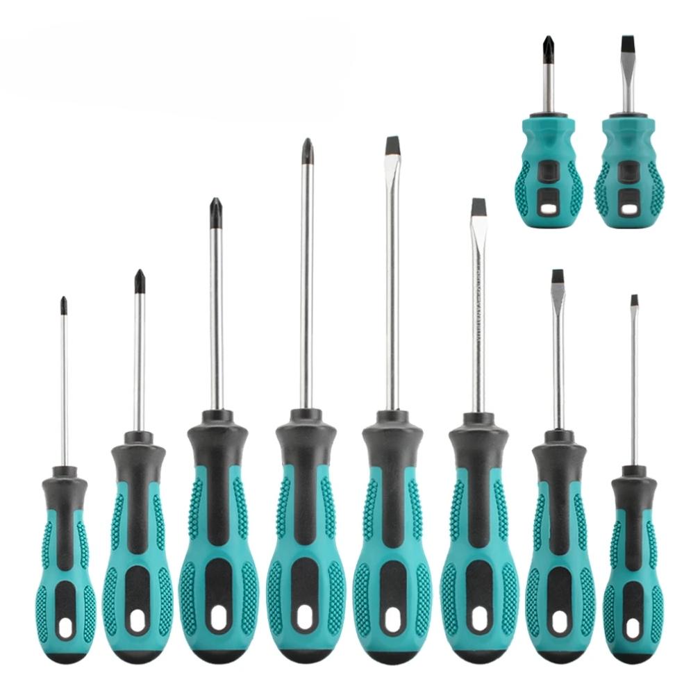 10Pcs Precision Screwdriver Set Hand Multi-tool Kit and Magnetic Bit Insulated Handle Screw Driver Repair Tools