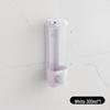 Punch-Free Wall-Mounted Triple Soap Dispenser for Bathroom: Hand Wash, Bath, Hair Care