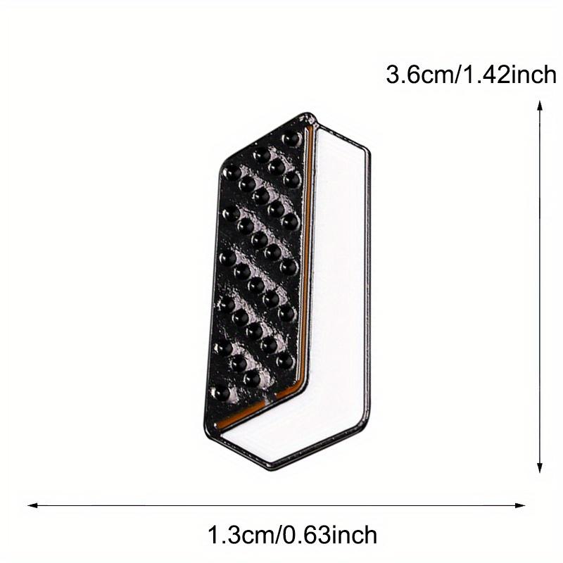 Funny Rectangular Coffin Brooch Backpack Waist Cinching Fixed Adjustment Badge Accessories