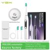 YBK Waterproof Ultrasonic Sonic Electric Toothbrush USB Wireless Rechargeable Soft Teeth Whitening Brush for Household Use