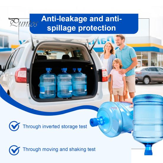 Universal Replacement Lid for Water Bottles Jug Cap, Silicone Reusable Non Spill Safe Cover Dormitory Bottle Caps 55mm Dispenser Sealing Stopper