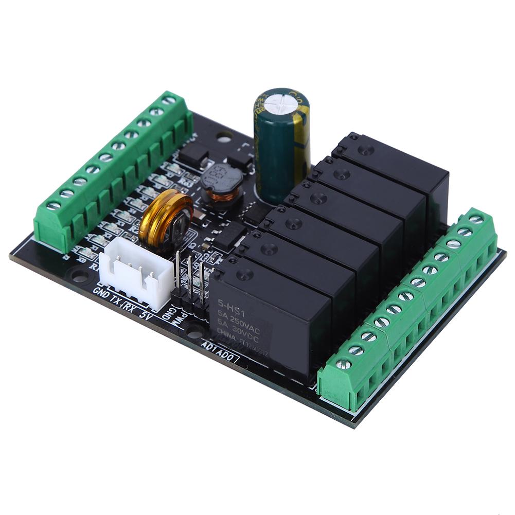 Placa de Controle Industrial Simples Programável Baseada em FX1N 2N-6MR T 10 14 20MR