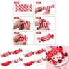 Valentines Day Candy Shape Snack Packaging Box Party Decor Set With Paper Material For Celebrations