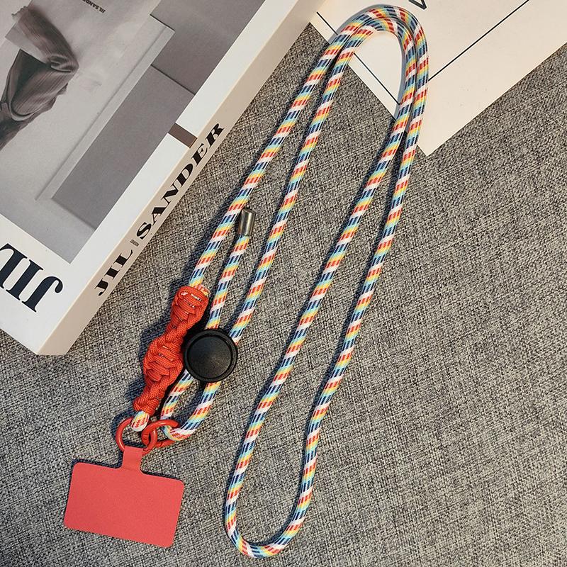 

Милый креативный регулируемый ремешок для мобильного телефона универсальный чехол для телефона длинный ремень через плечо с защитой от потери цепочка для мобильного телефона