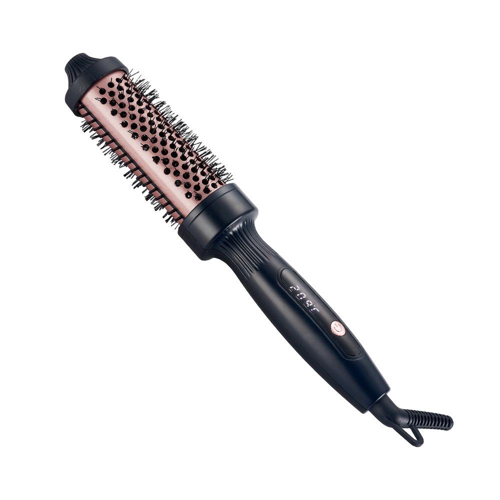Dual-Use LCD Curling Comb: Hair-Safe Straightening & Curling Electric Heated Comb