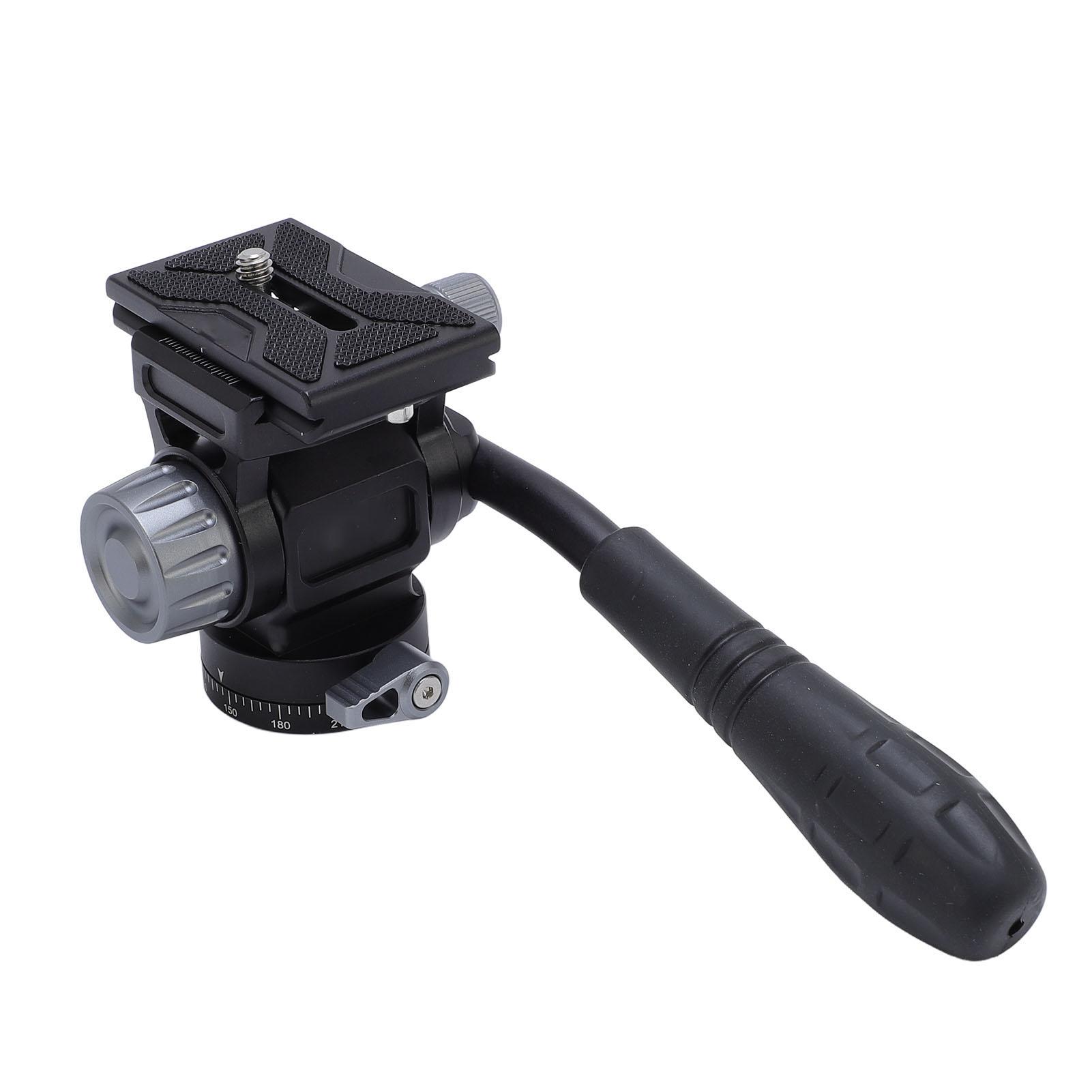 

Штатив с гидравлическим демпфированием, панорамной головкой, из алюминиевого сплава, грузоподъемностью 3 кг, для панорамной съемки на 360 градусов, 38 дюймов, 14 дюймов