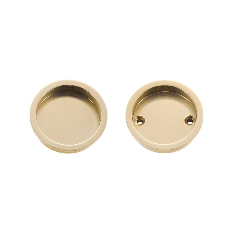 Dooroom Brass Sliding Door Handle Door Lock Set Kitchen Bathroom Wood Door Modern Inlaid Super Thin Shiny PVD Gold Matt Black