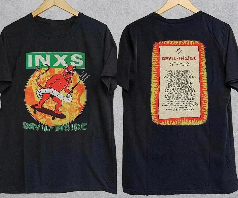 Vintage 1987 INXS Kick Tour Gift Shirt, INXS Tour Shirt XL