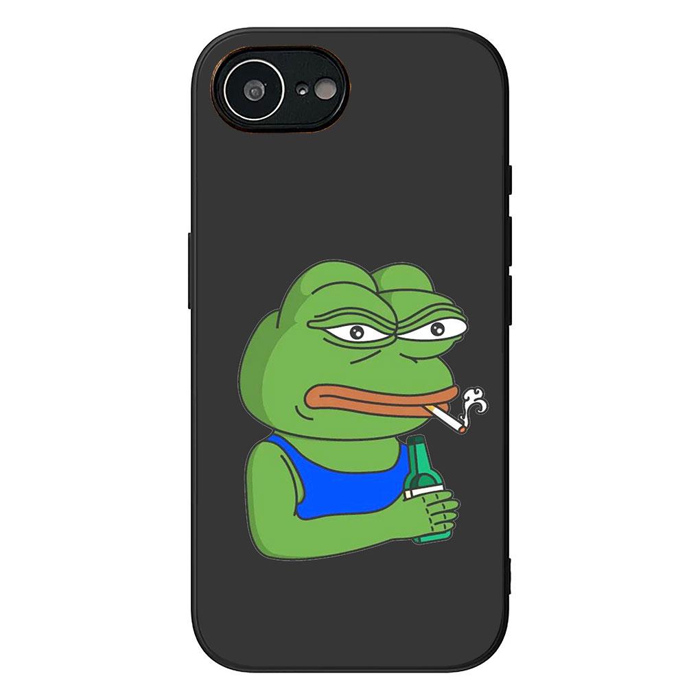 Sad Frog Pepe Funny Casing Phone Cover for Samsung Galaxy A05 A06 A14 A50 A51 A52 A12 A13 A23 A70 A07 A25 A26 M53 A56 Soft Case