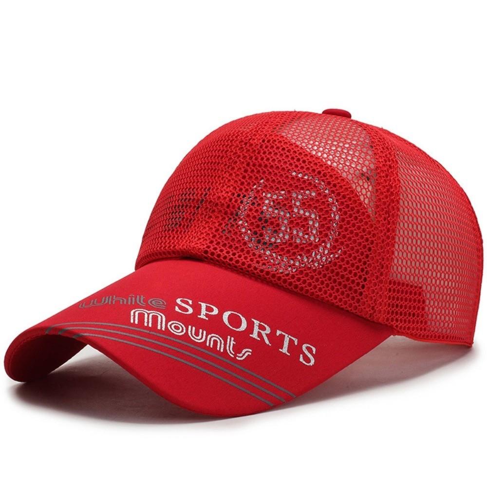Fashion Wide Brim Mesh Baseball Cap Adjustable Breathable Sun Hat Quick Dry Sunscreen Hat Summer