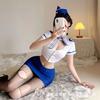Sexy Captain Stewardess Uniform Suit Cosplay Costume Female Pure Desire Live Streaming Host Drag Policewoman Os Suit Nightclub