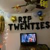 Rip Twenties/Thirties/Forties Balloons Birthday Balloons Banner Death To My 20S/30S/40S Party Decor For Youth Men Women