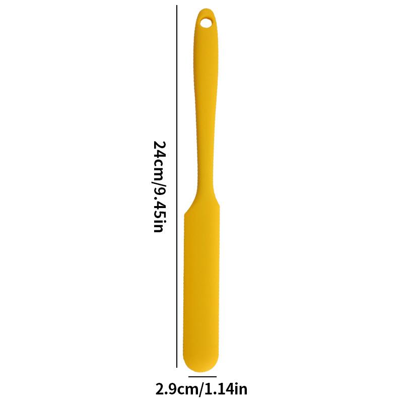 1 piece - Heat resistant silicone spatula, long handle cake cream mixer, baking dough scraper, candy tool, kitchen accessories