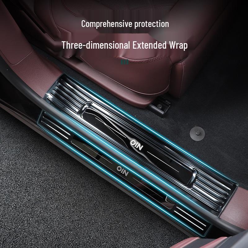 Stainless Steel Scuff Plates for 26 NIO ES8 Models - Interior Upgrade Accessories