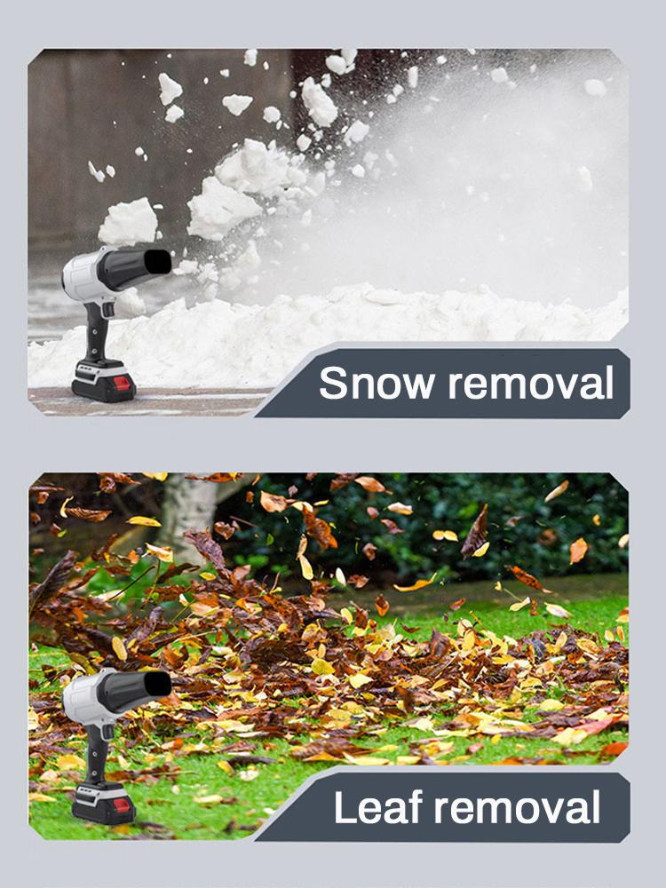 2000W Turbo Fan Violent Air Gun 800g Thrust Stepless Speed High Power Turbofan Leaf Blower Handheld Jet Fan for Makita Battery