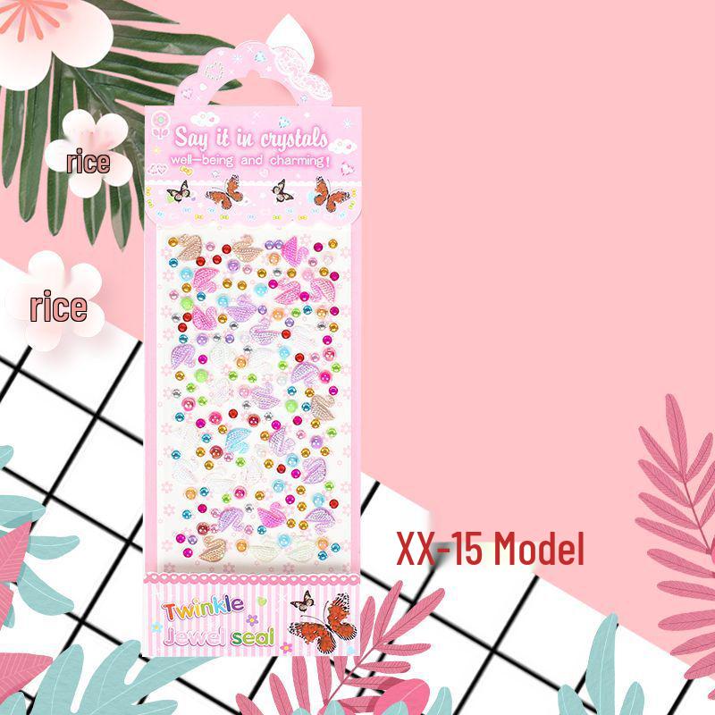 

Colorful 3D Acrylic Rhinestone Stickers for Children s Crafts, Phone, and Car Decoration