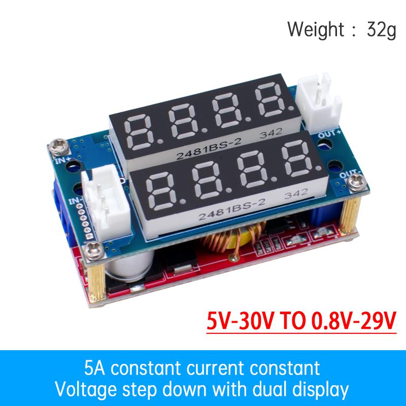 Original 5A 12A DC to DC CC CV Lithium Battery Step down Charging Board Led Power Converter Lithium Charger Step Down Module