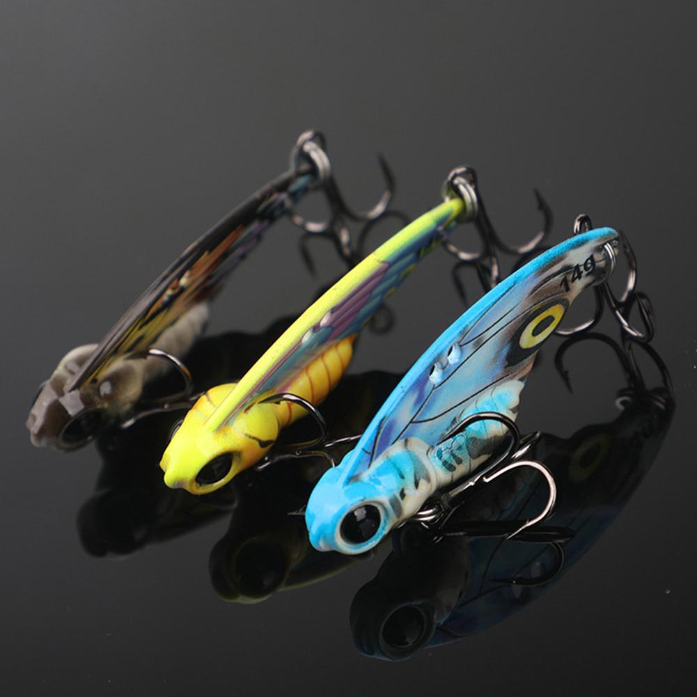 1PC 8G/14G Lure Bionic Butterfly Metal VIB Bait Long Casting Sinking Hard Bait For Bass Snakehead